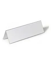 Durable Table Place Name Holder Transparent 105/210x297mm
