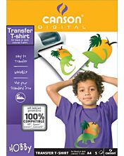 Canson T-Shirt Transfer Film, A4, 5 Sheets / Pack, White