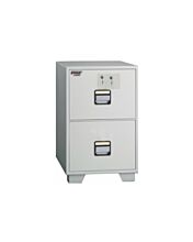 Eagle SF-680-2TKX Fire Resistant Filing Cabinet, 2 Drawers, 2 Keys Lock
