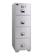 Eagle SF-680-4EKX Fire Resistant Filing Cabinet, 4 Drawers, Digital With Key Lock
