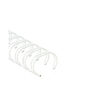 Fellowes Wire Binding Rings, 34 Loops, 6mm, 100/box, White