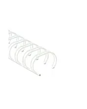 Fellowes Wire Binding Rings, 34 Loops, 6mm, 100/box, White