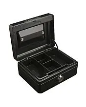 Carl Cash Box 6 inches Black