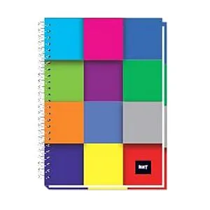 FIS Hard Cover Notebook Single Ruled, 100 Sheets, 10 x 8 "