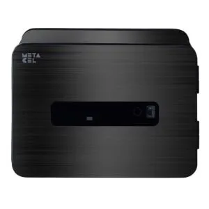 METACEL MC-020PR-GR Fire-Resistant Fingerprint Safe – Grey, Digital Lock