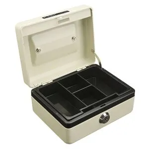 Carl Cash Box 6 inches Ivory