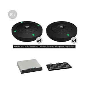 Yamaha ADECIA 8-Channel DECT Wireless Boundary Microphone Kit (1.9 GHz)