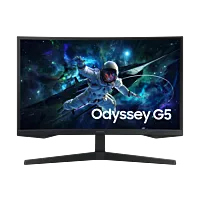 Samsung 27" Odyssey G5 G55C QHD 165Hz Curved Gaming Monitor