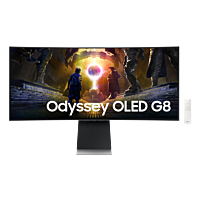 Samsung 34" Gaming Monitor G8 Odyssey OLED Ultra Wide QHD with Smart Functions 175Hz 0.03Ms