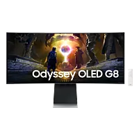 Samsung 34" Gaming Monitor G8 Odyssey OLED Ultra Wide QHD with Smart Functions 175Hz 0.03Ms