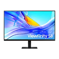 Samsung 32" ViewFinity Monitor S8 S80D 4K , Type C, USB, Height Adjustment, with Pivot