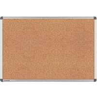 Double Sided Cork Board, with Aluminum Frame, 45 x 60 cm