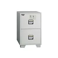 Eagle SF-680-2TKX Fire Resistant Filing Cabinet, 2 Drawers, 2 Keys Lock