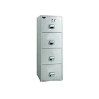 Eagle SF-680-4TKX Fire Resistant Filing Cabinet, 4 Drawers, 2 Keys Lock