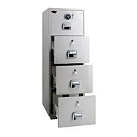 Eagle SF-680-4DKK Fire Resistant Filing Cabinet, 4 Drawers, Combination & Key Lock