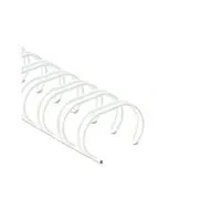 Fellowes Wire Binding Rings, 34 Loops, 6mm, 100/box, White