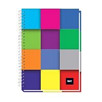 FIS Hard Cover Notebook Single Ruled, 100 Sheets, 10 x 8 "