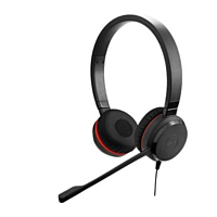 Jabra Evolve 30 MS Stereo Headset – Microsoft Certified Headphones for VoIP Softphone with Passive Noise Cancellation