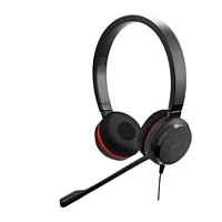 Jabra Evolve 30 MS Stereo Headset – Microsoft Certified Headphones for VoIP Softphone with Passive Noise Cancellation