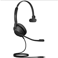 Jabra Evolve2 30 MS USB-C Mono Wired Headset, Lightweight