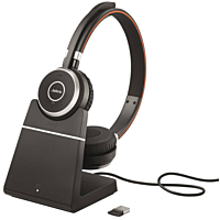 Jabra Evolve 65 SE Wireless MS Duo Headset with Charging Stand