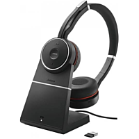 Jabra Evolve 75 Stereo UC, Charging stand & Link 370