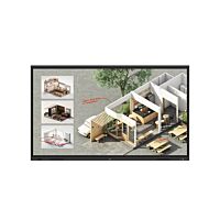 LG CreateBoard 86TR3DQ-B 86 inch 4K UHD Interactive Touch Display