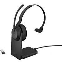 New Jabra Evolve2 55 Link380a USB-A MS Mono Wireless Headset with Stand