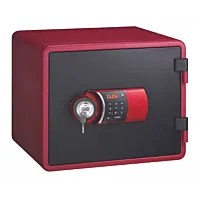 Eagle Safes Fire Resistant Safe (YESM-020K) - RED - Digital Lock + Key Lock