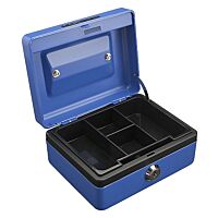 Carl Cash Box 6 inches Blue
