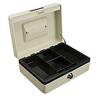 Carl Cash Box 8 inches Ivory