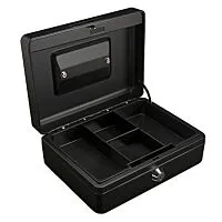 Carl Cash Box 8 inches Black